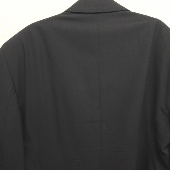 Oscar De La Renta Stretch Wool Blazer Mens 46R Navy Blue Suit‎ Jacket Sport Coat - Picture 5 of 12